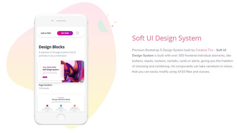 Static Site - Soft UI Design System